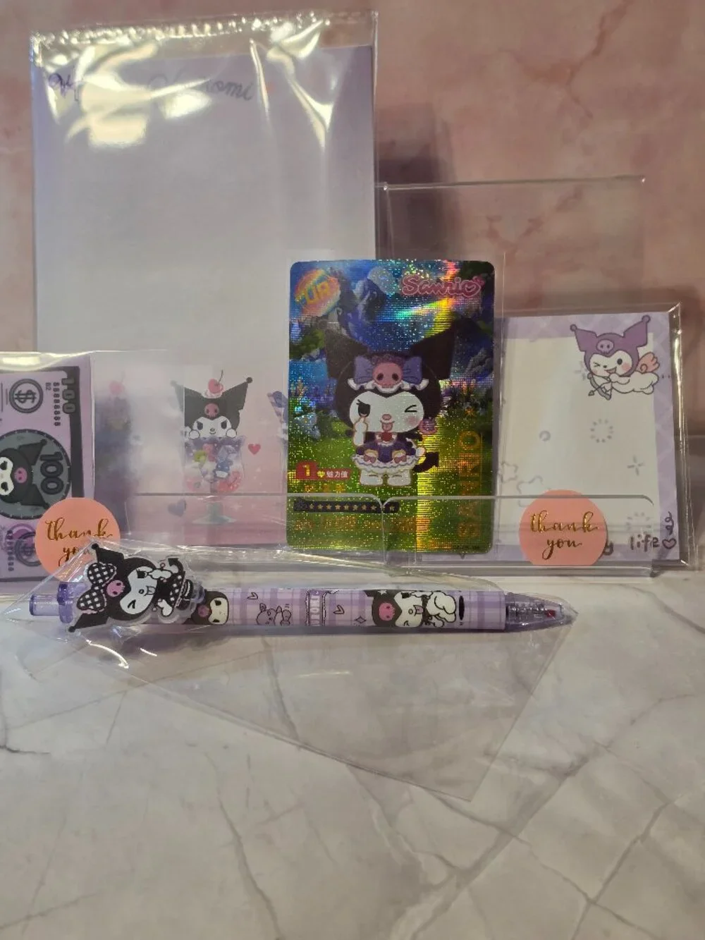 BN14 Kuromi mini stationary set